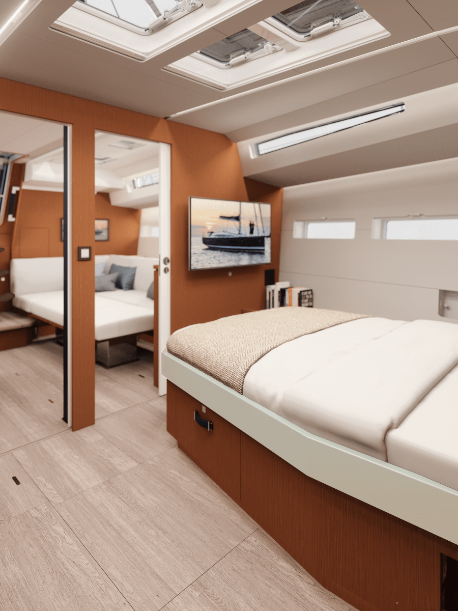 Unveiling the Unique Cabin Layout of the Jeanneau Yacht&nbsp;55