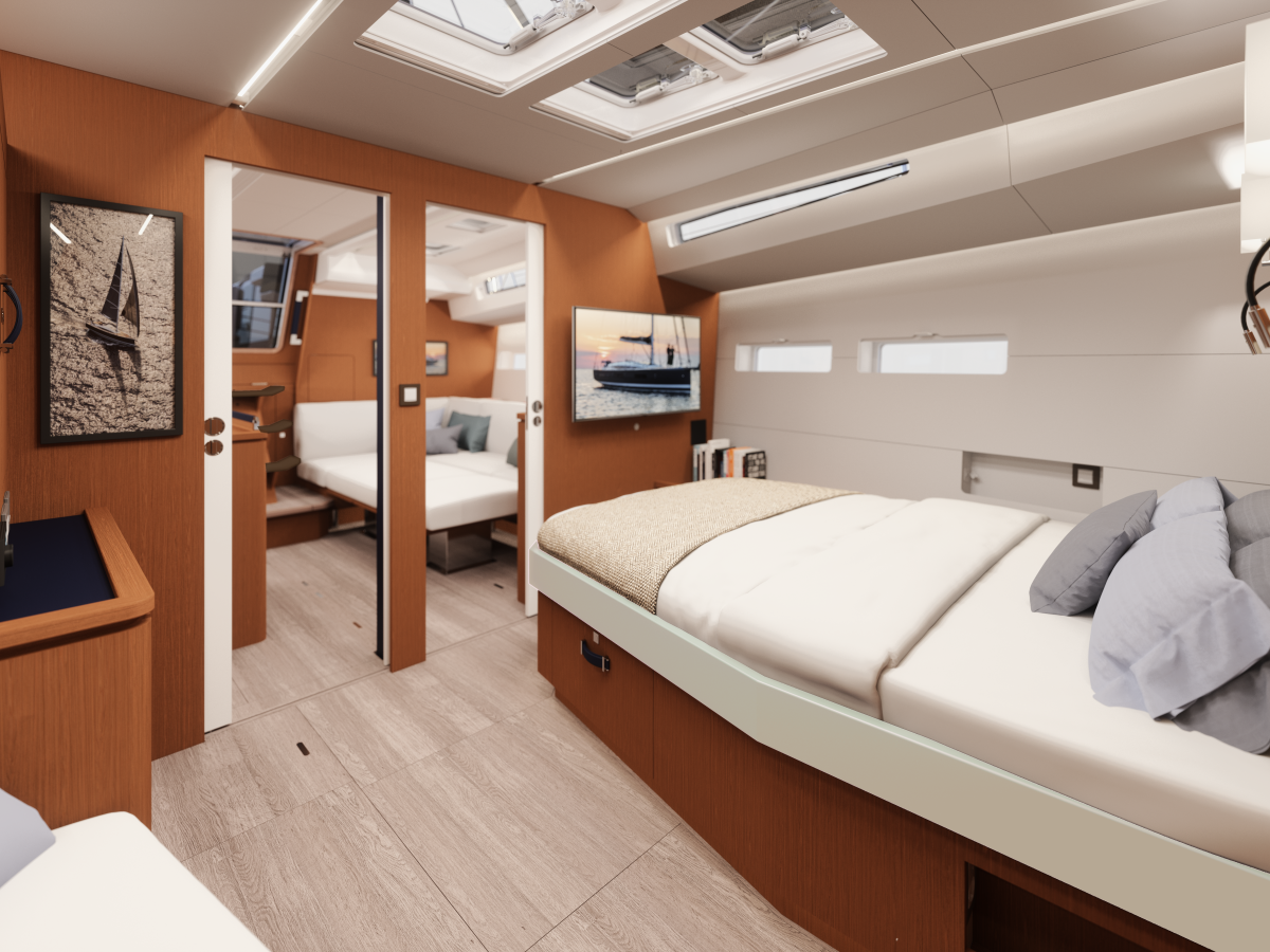 Unveiling the Unique Cabin Layout of the Jeanneau Yacht 55